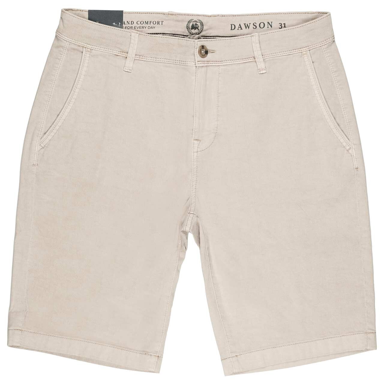 Baumwoll Bermuda Dawson von Lerros in Beige, Vorderansicht