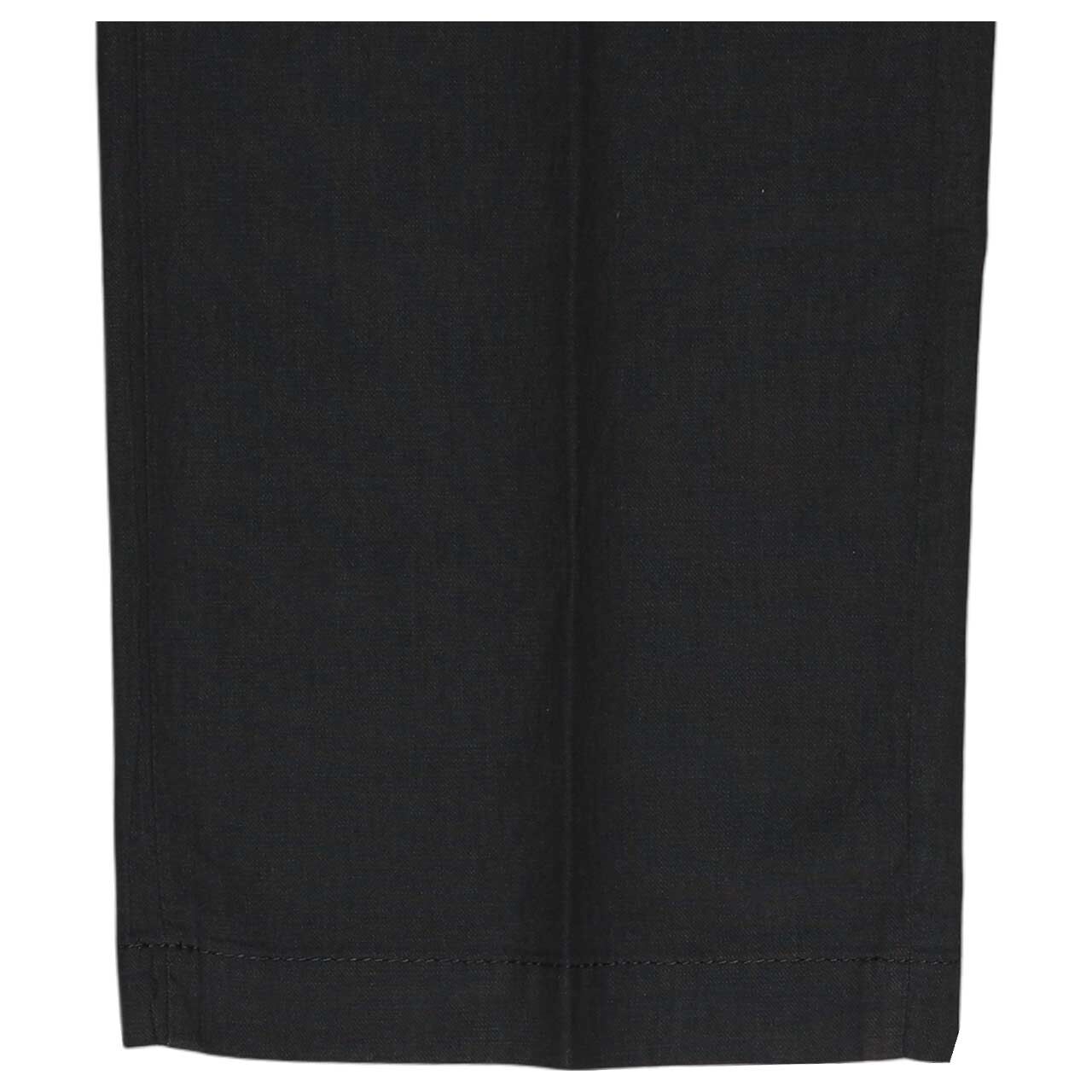 Damen Linn Jump 7/8 Baumwollhose von Angels in Schwarz, Detailansicht Saum