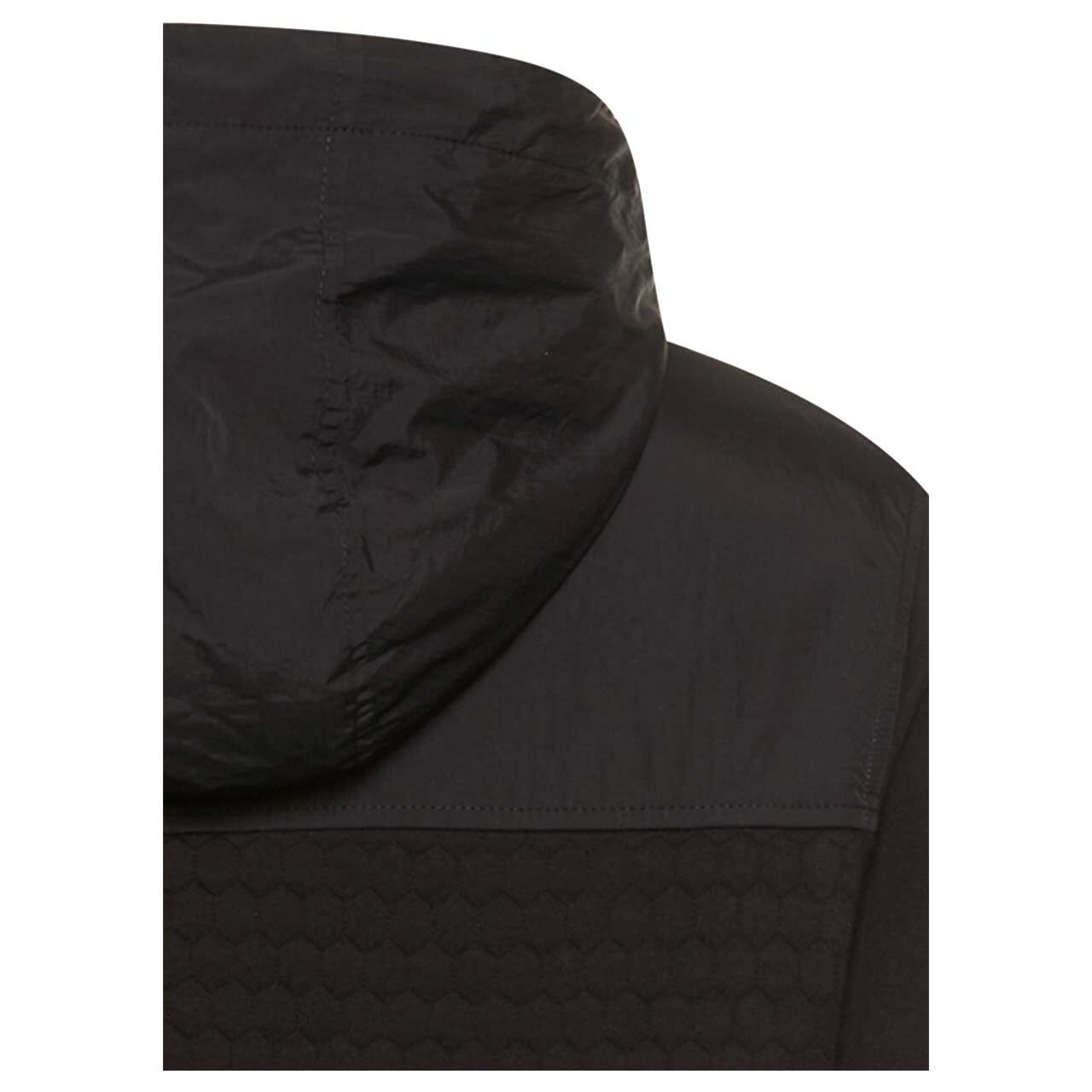 Herren Hoodie Sweatjacke von Camel active in Schwarz, detaillierte Rückansicht