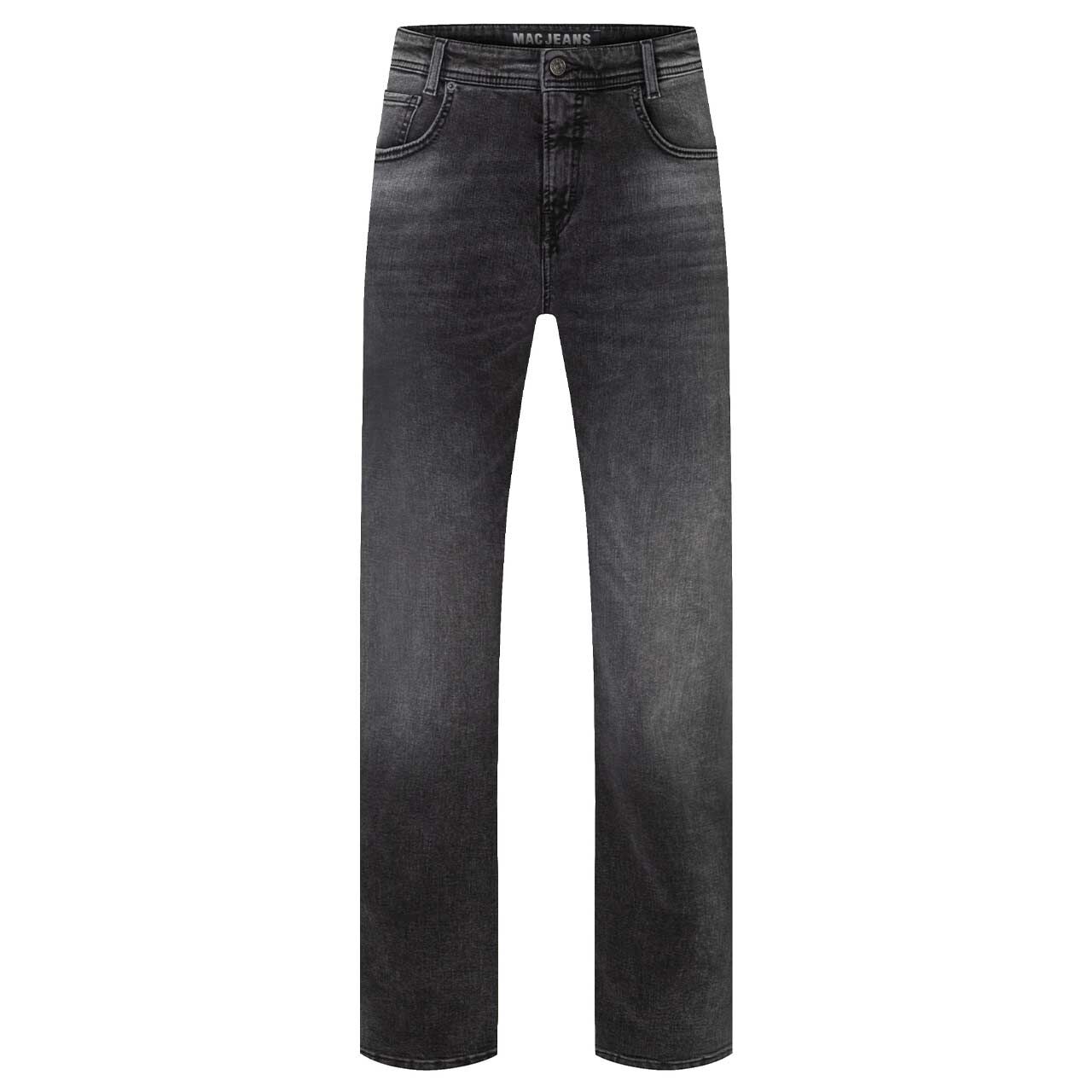 Herrenjeans Rick von MAC in Dunkelgrau verwaschen, Vorderansicht