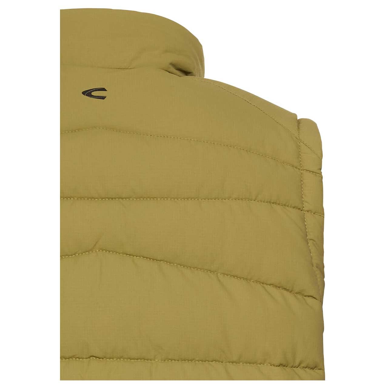 Herren Weste Quilted Vest von Camel active in Grün, detaillierte Rückansicht