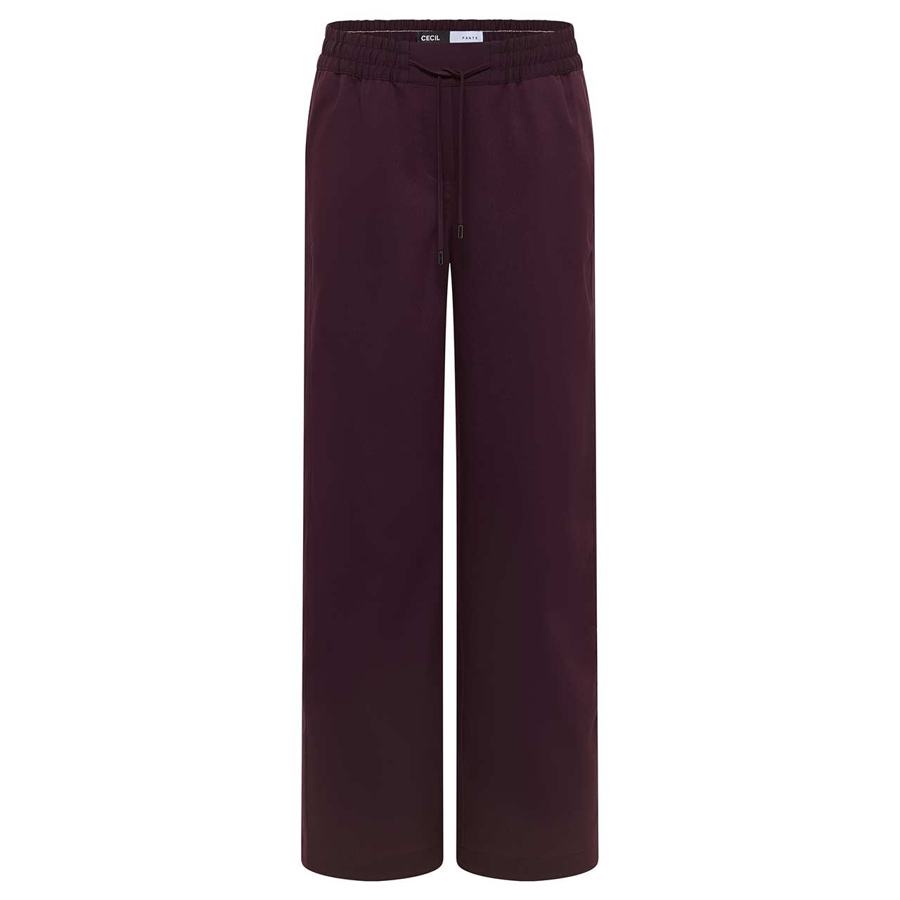 Cecil Neele Wideleg Hose eggplant red urban city look
