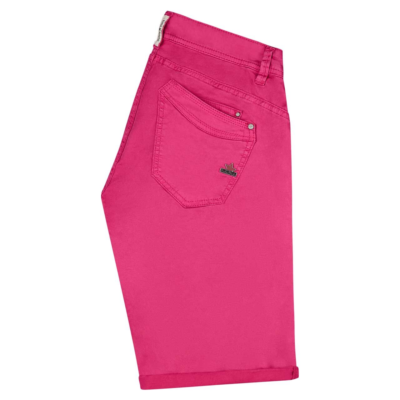 Damen Baumwollhose Malibu-Short Stretch Twill von Buena Vista in Pink, Rückansicht