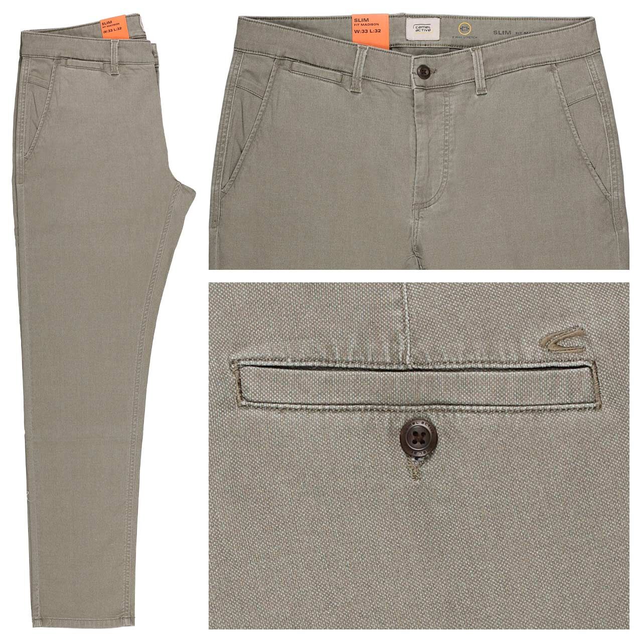 Camel active Madison Chino Baumwollhose khaki