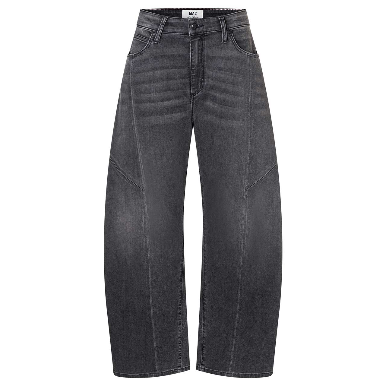 Stretch Damen Jeans Dakota von MAC in Dunkelgrau verwaschen, Vorderansicht