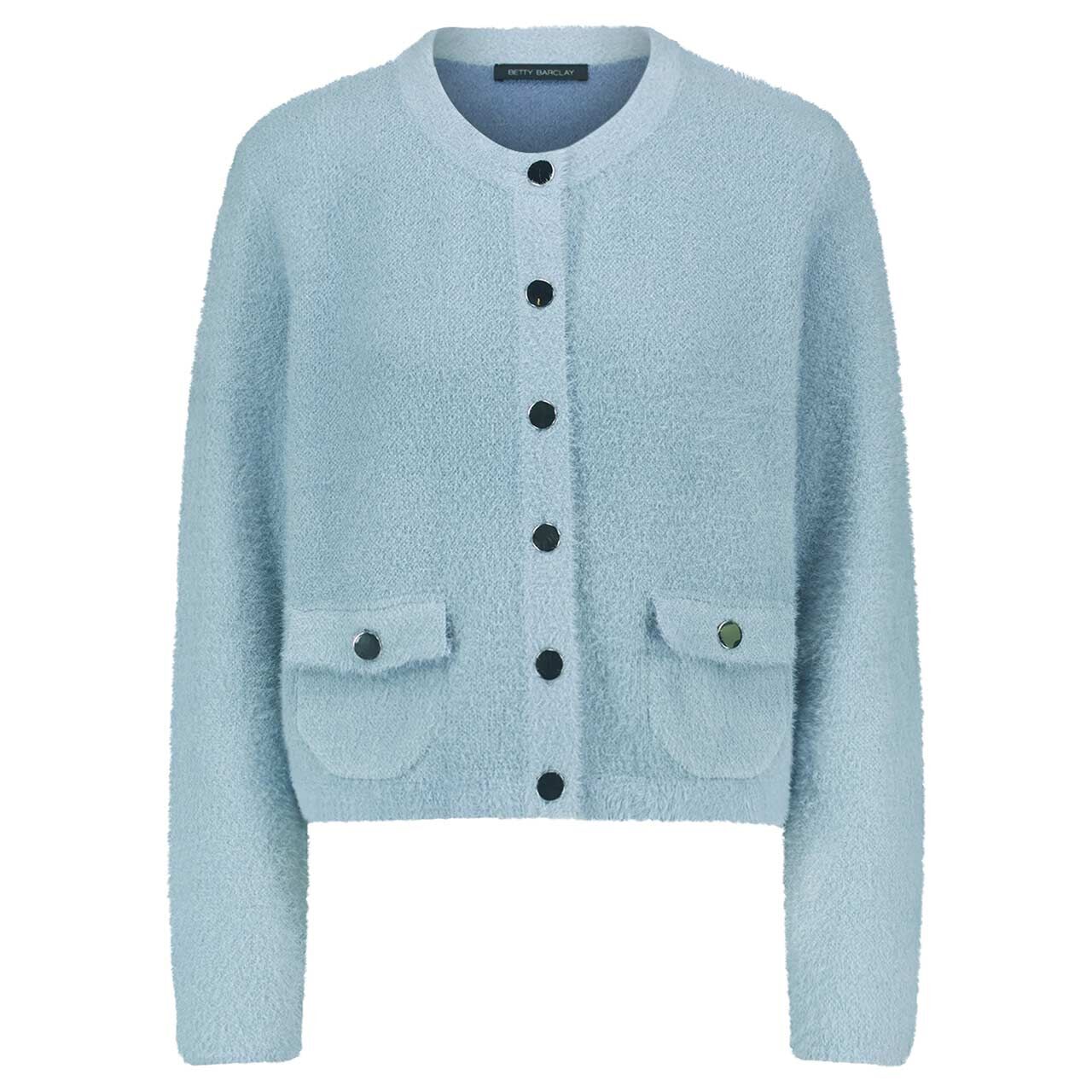 Betty Barclay Damen Strickjacke blue fog