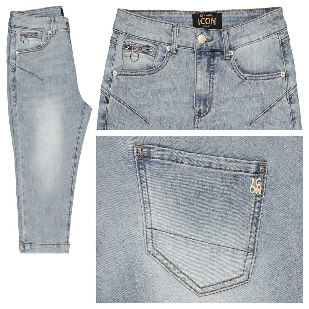 Senoritas ICON California Sunrise 3/4 Jeans caribbean