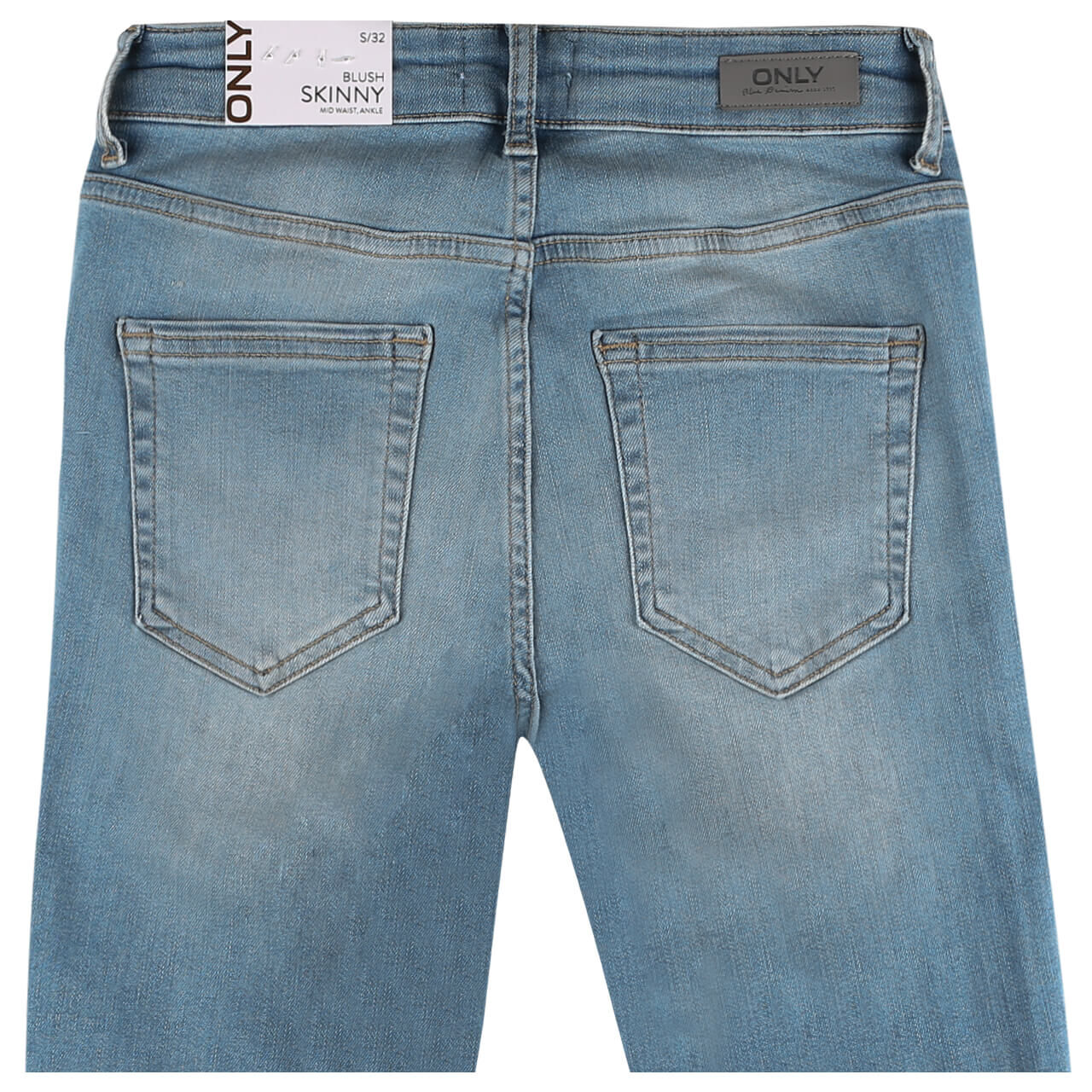 Only Jeans Blush Ankle Skinny für Damen in Hellblau verwaschen