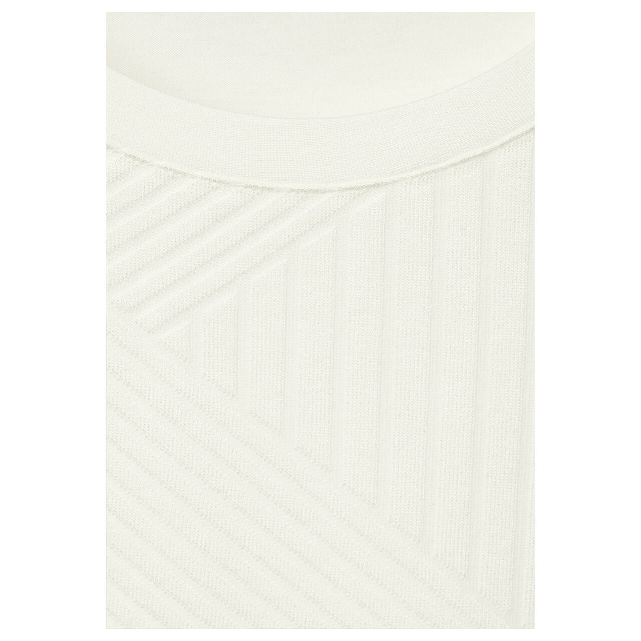 Cecil Damen 3/4 Arm Shirt Structure Mix vanilla white