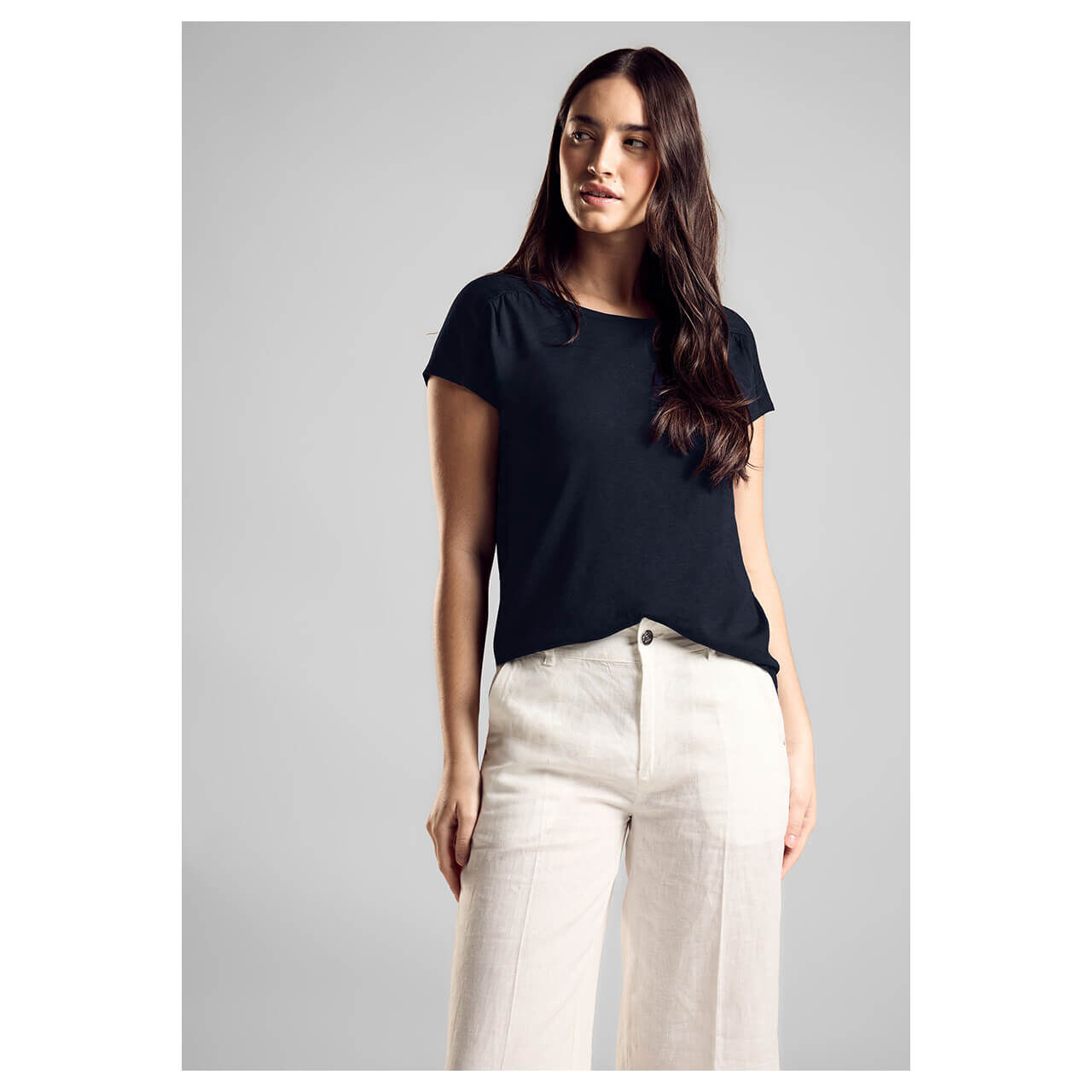 Street One Damen T-Shirt deep blue