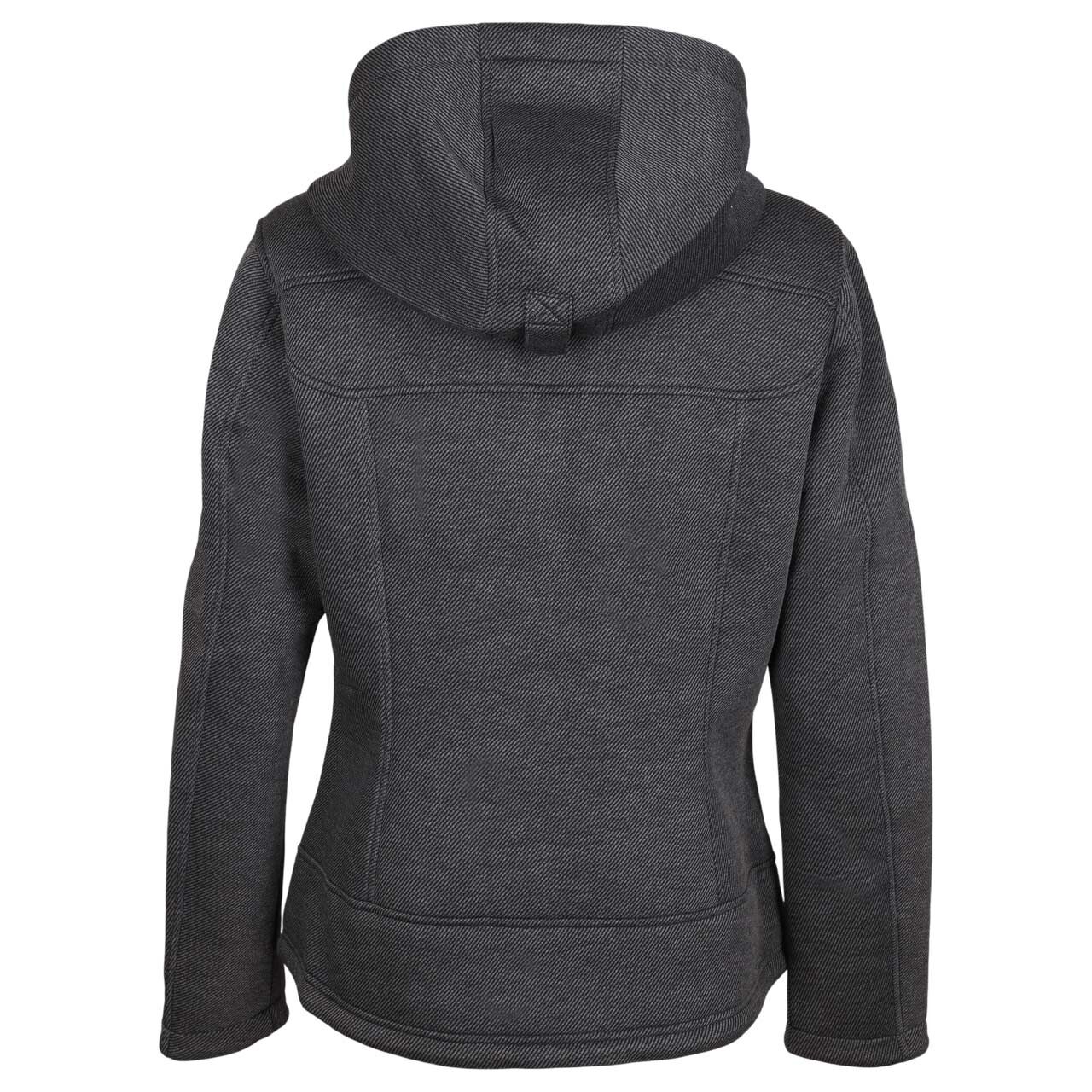 Damen Jacke Florida Lady von Wellensteyn in Dunkelgrau meliert, Rückansicht