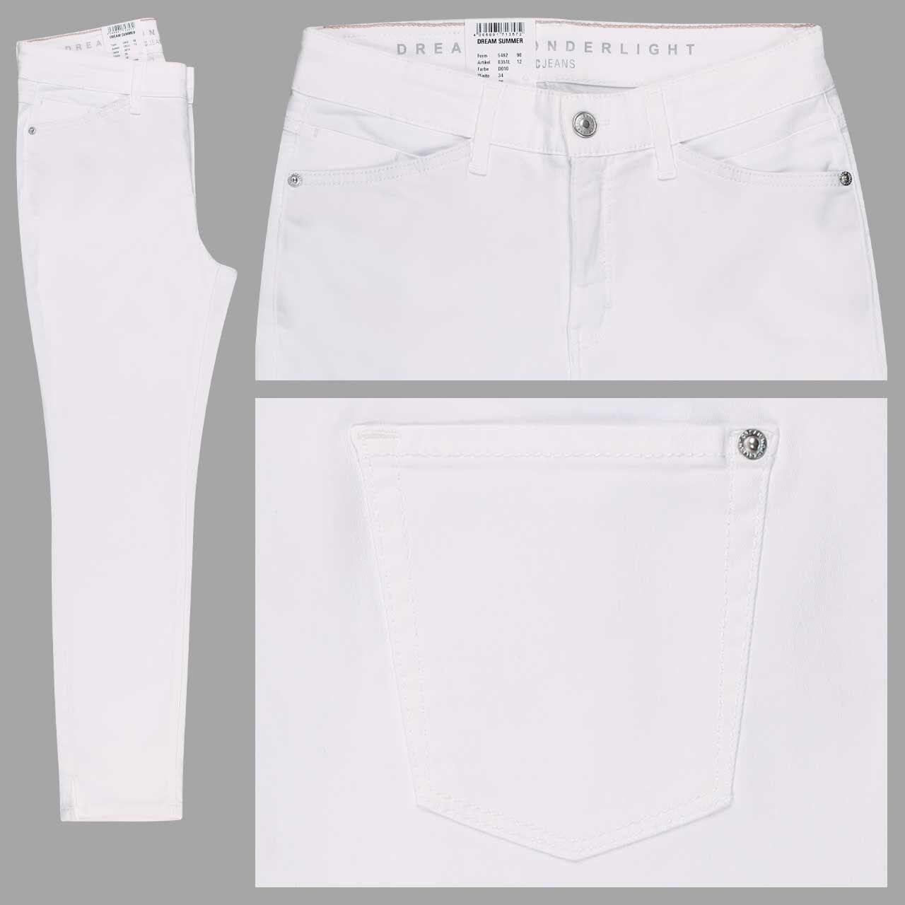 MAC Dream Summer 7/8 Jeans white wonderlight