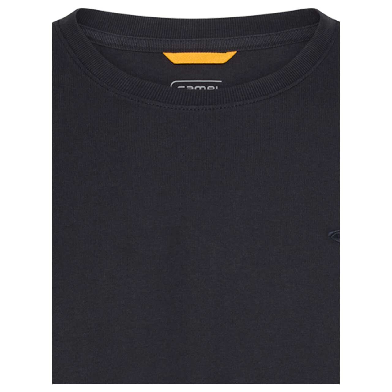 Herren T-Shirt von Camel active in Dunkelblau, detaillierte Vorderansicht