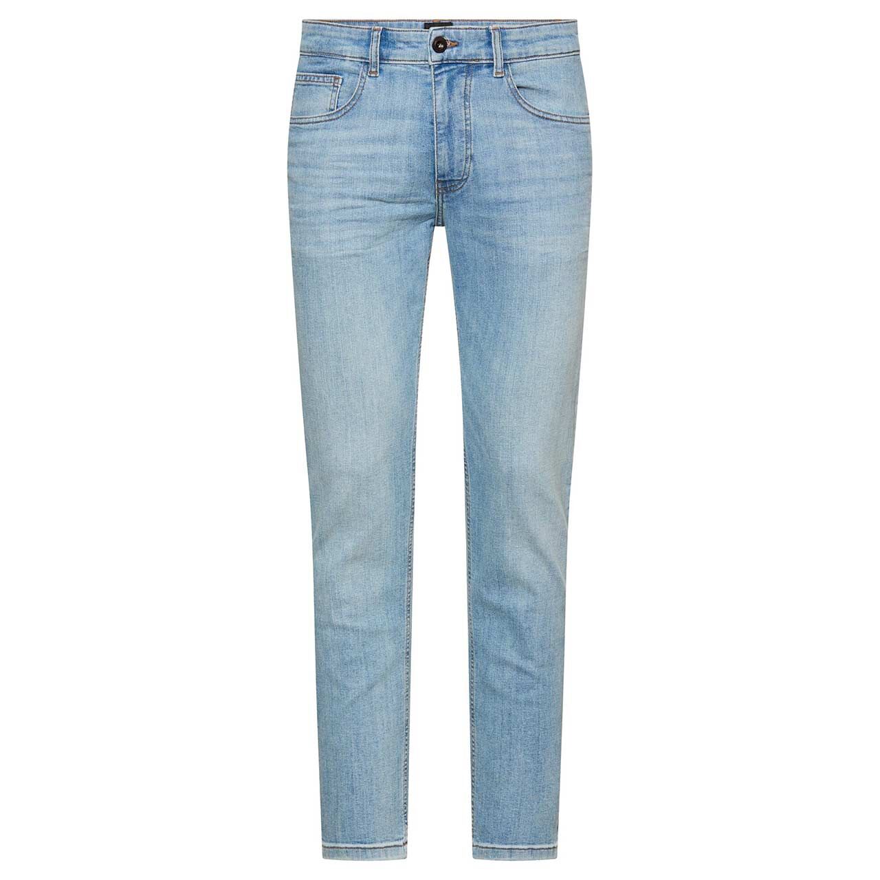 Herrenjeans Madison fleXXX von Camel active in Hellblau angewaschen, Vorderansicht