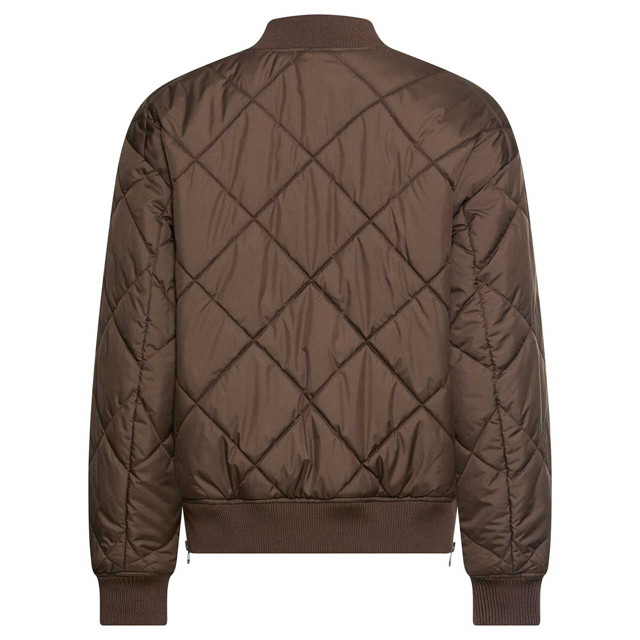 Damen Jacke Blouson von Camel active in Dunkelbraun, Rückansicht