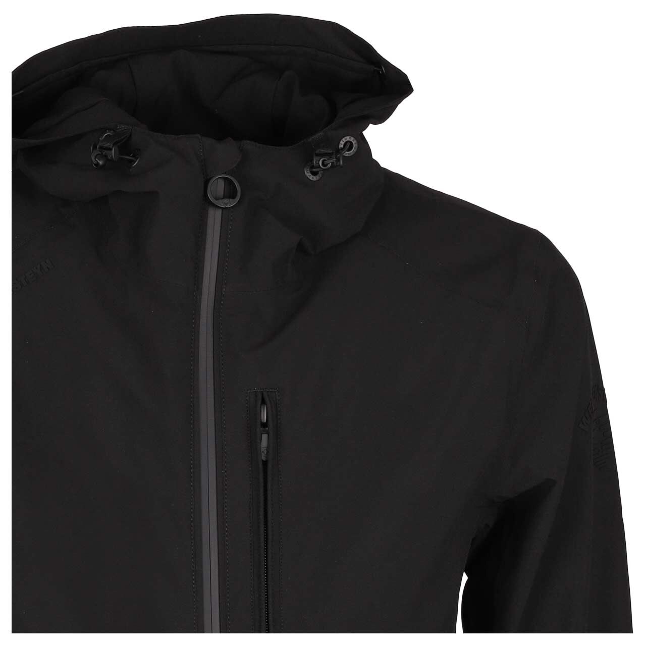 Herren Jacke Clearwater Men Short von Wellensteyn in Schwarz, Detailansicht vorne