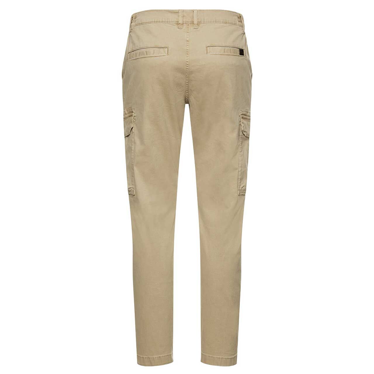 Herren Baumwollhose Houston von Camel active in Hellbeige, Rückansicht