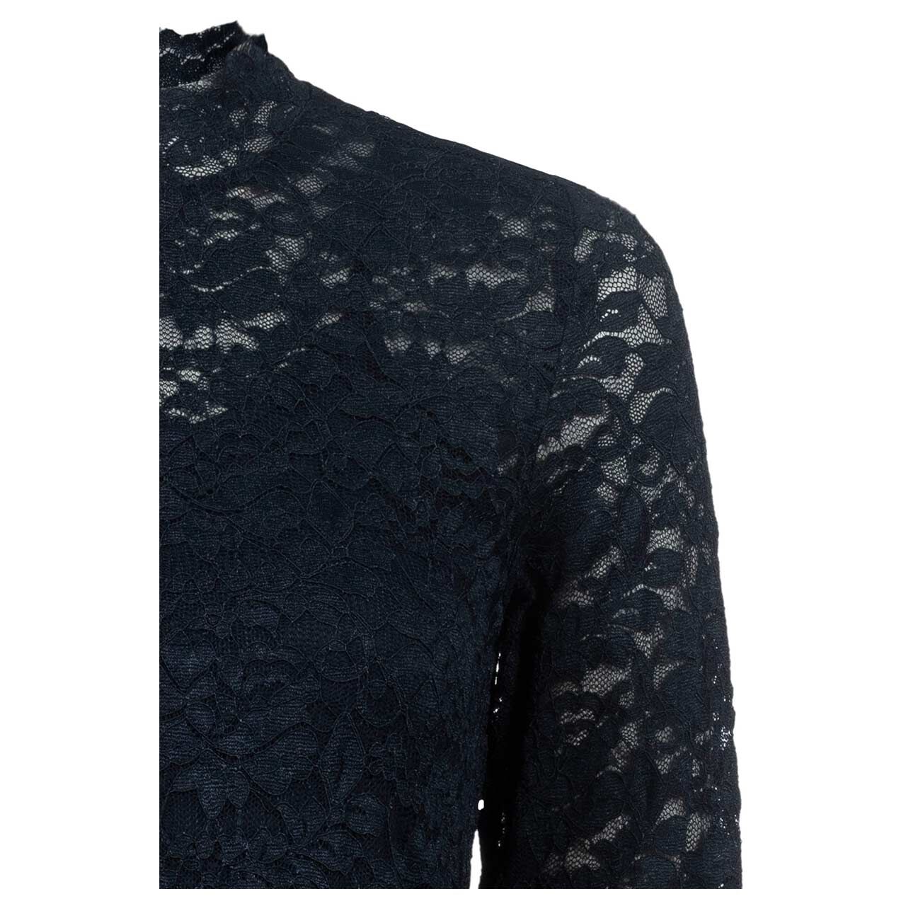 Damen Langarm Shirt von Soquesto in Dunkelblau, Detailansicht vorne