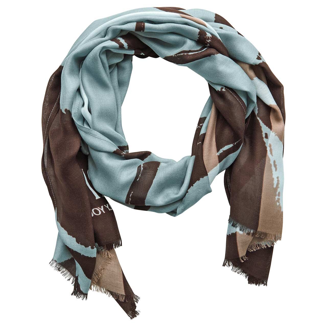 Street One Damen Tuch Printed Modal arona blue
