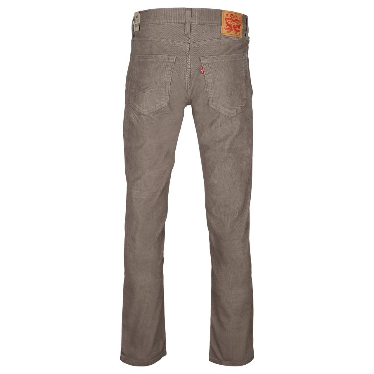 Herren Cordhose 511™ von Levi's® in Braun, Rückansicht