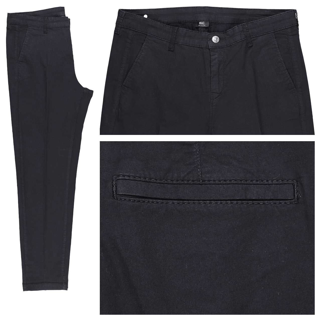 MAC Chino 7/8 Baumwollhose dark blue