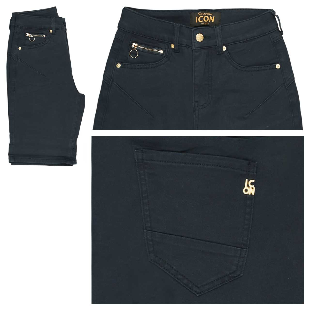 Senoritas ICON California Sunrise Jeans Shorts deep blue