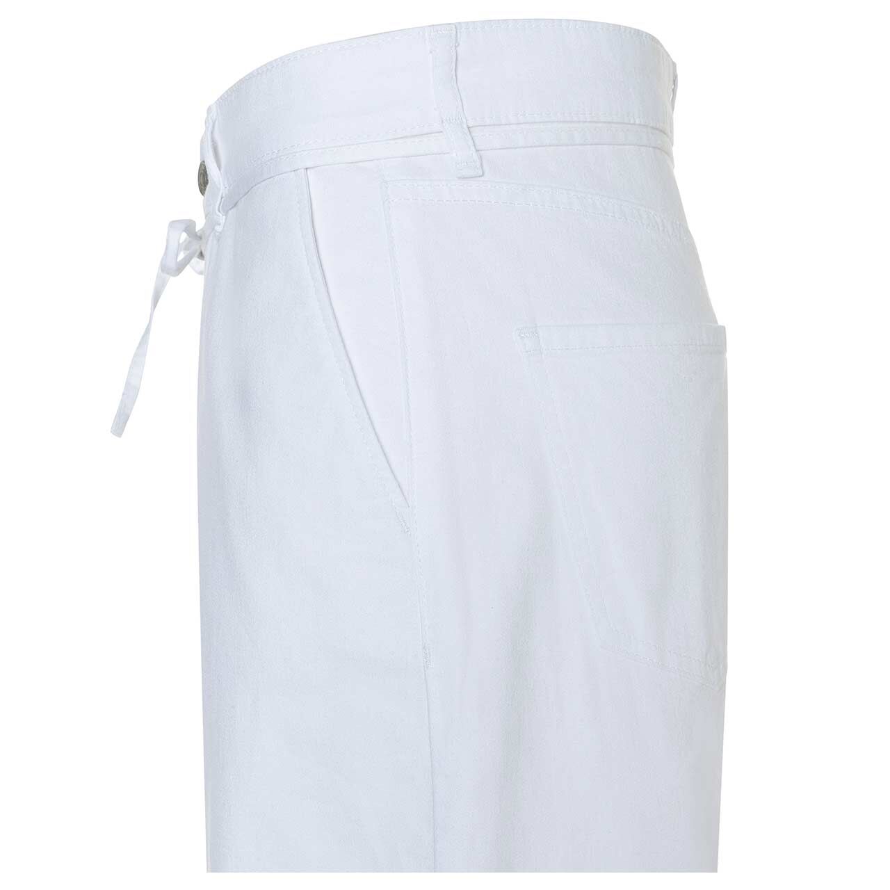 MAC Wendy Jeans Bermuda white denim