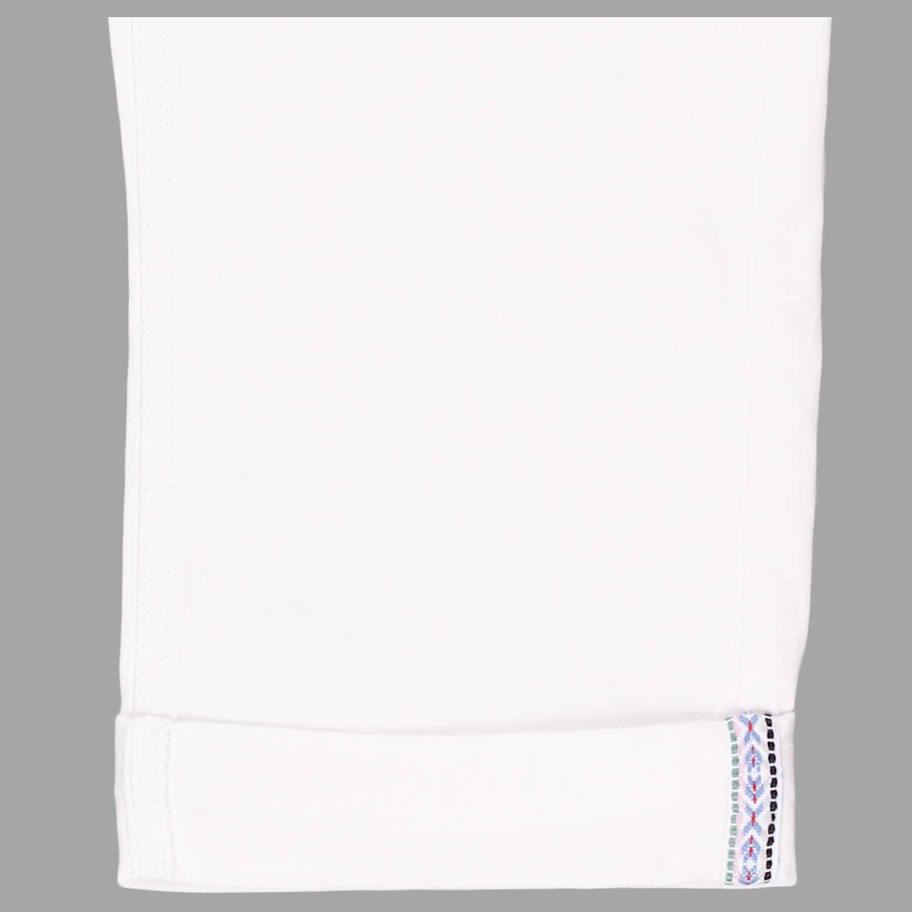 Damen 3/4 Jeans Cici TU Tape von Angels in Weiß, Detailansicht Saum
