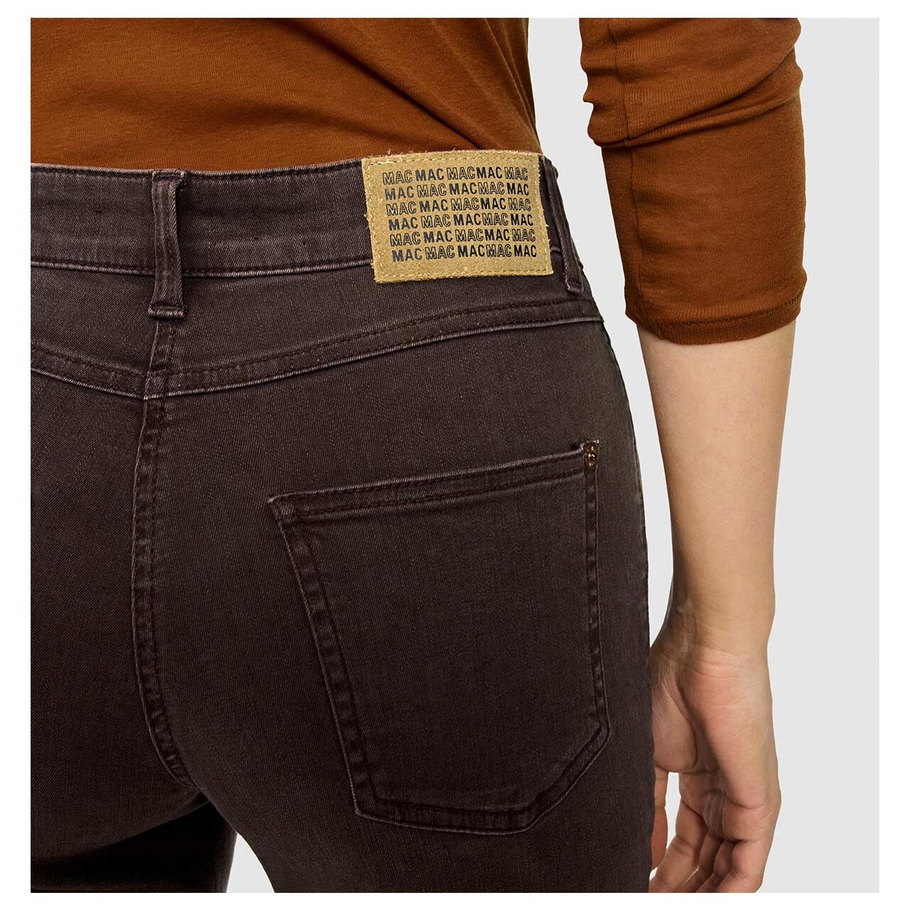 MAC Melanie Jeans brown stone wash