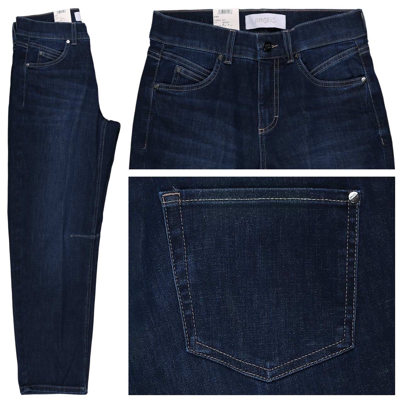 Angels Evy Barrel Ankle Jeans dark indigo used