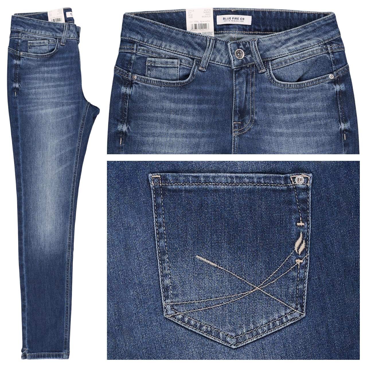 Blue Fire Alicia Jeans blue echo