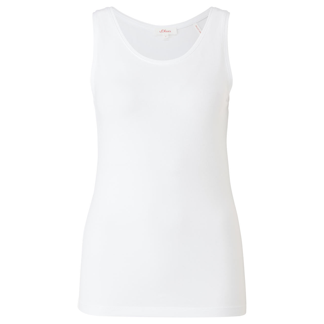 s.Oliver Damen Top clear white