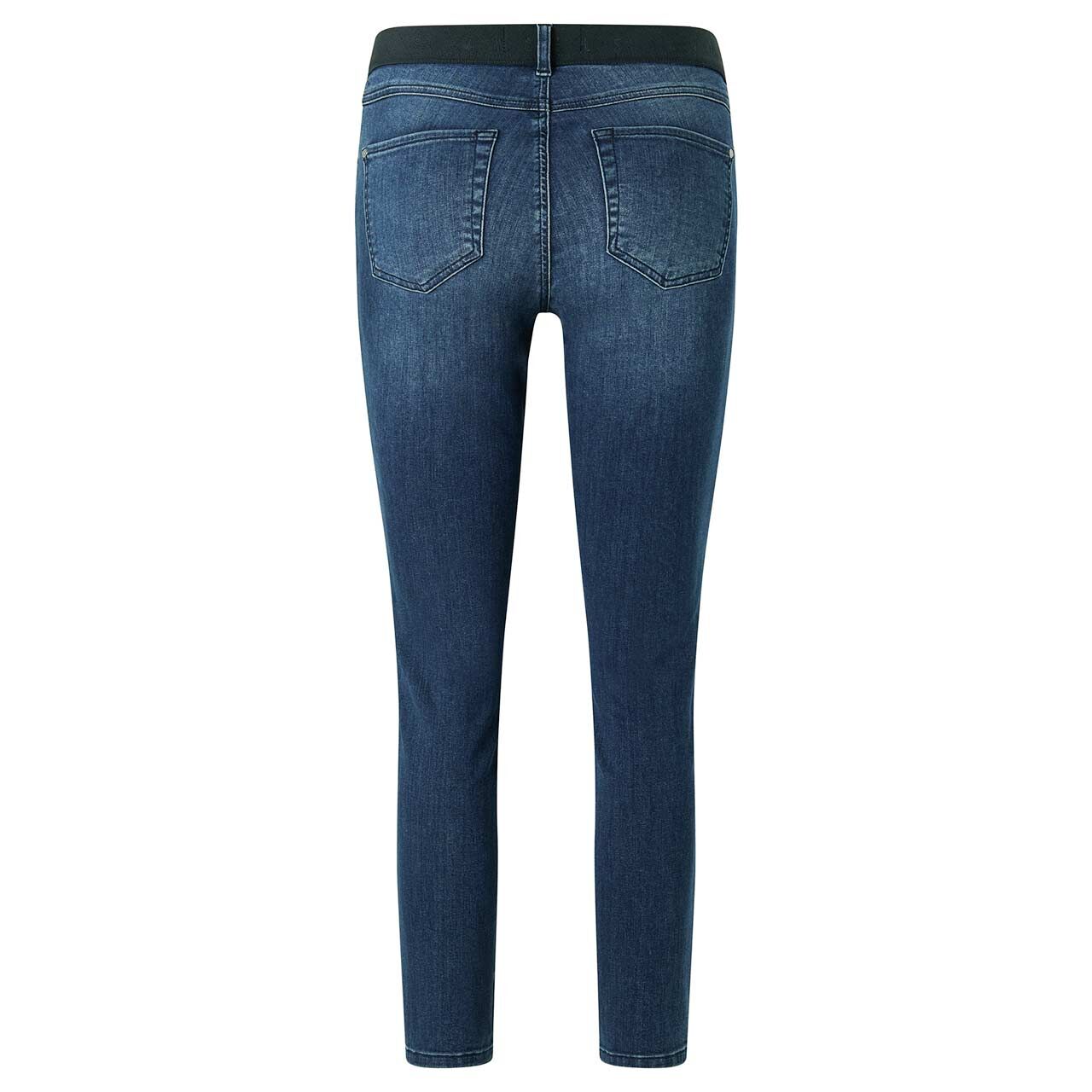 Damen 7/8 Jeans Ornella Sporty von Angels in Dunkelblau angewaschen, Rückansicht