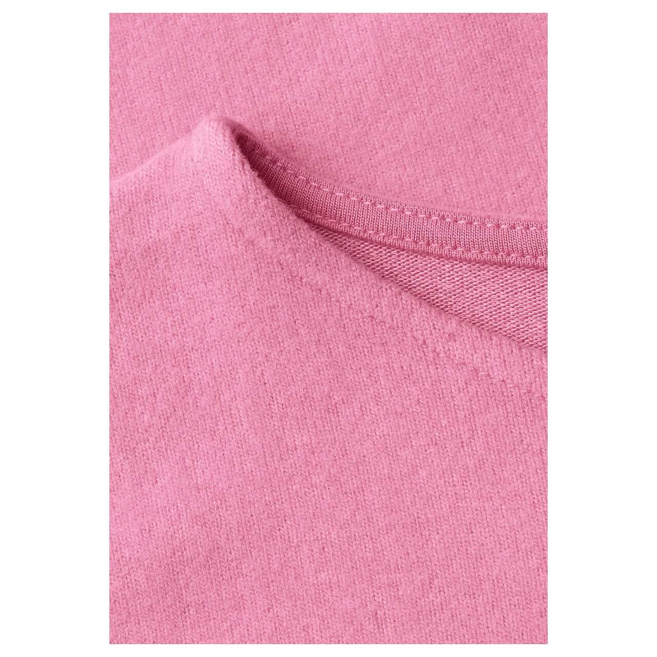 Street One Damen Langarm Shirt Soft Bottom Cuff warm blush melange