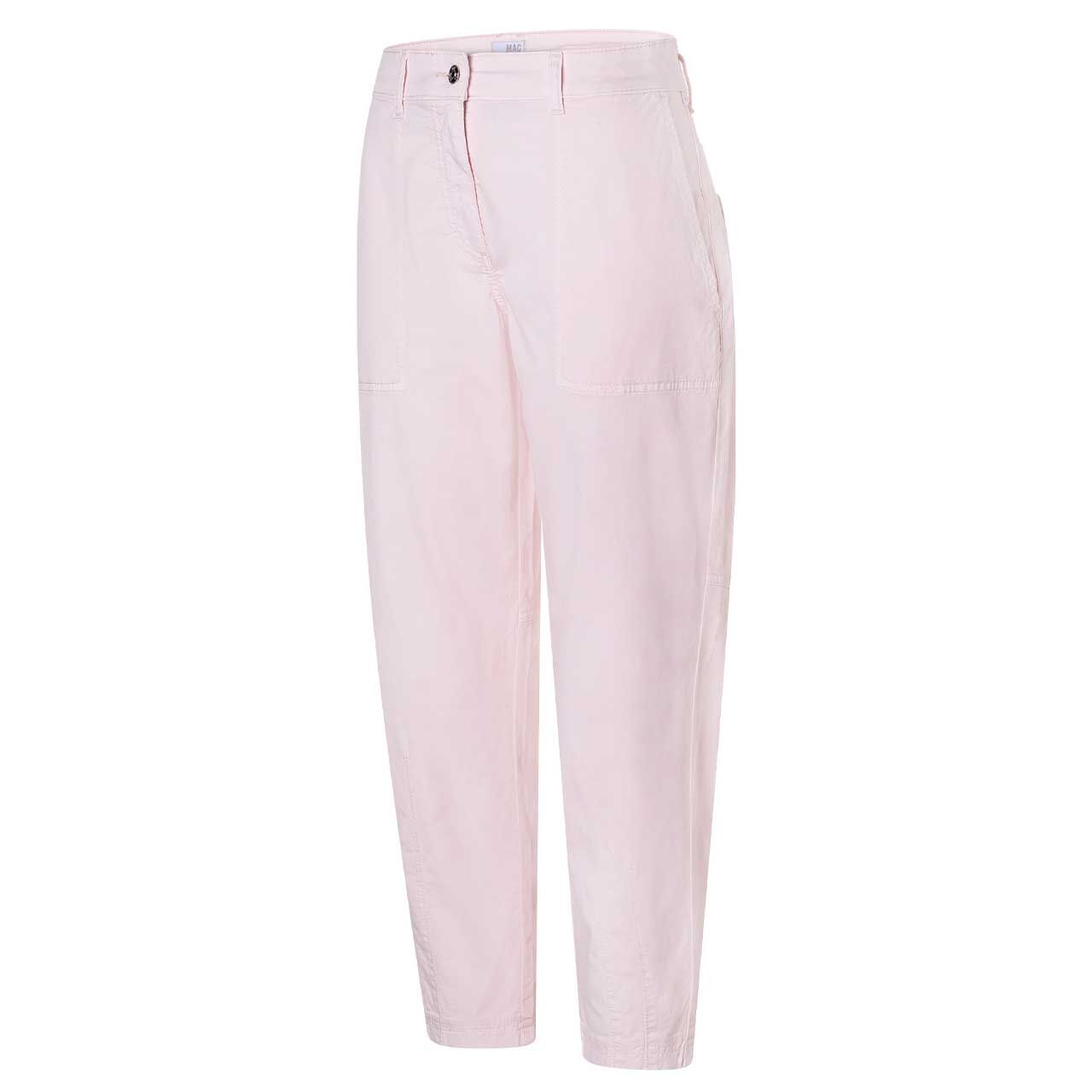Damen 7/8 Baumwollhose Ebby 2.3 von MAC in Patellrosa, Seitenansicht