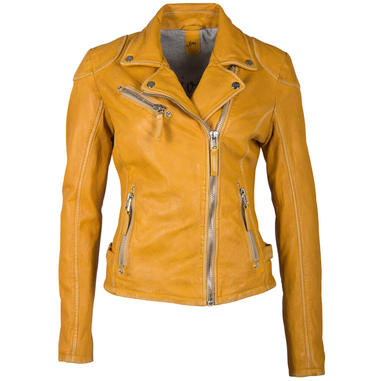 Gipsy PGG Lederjacke für Damen in Gelb