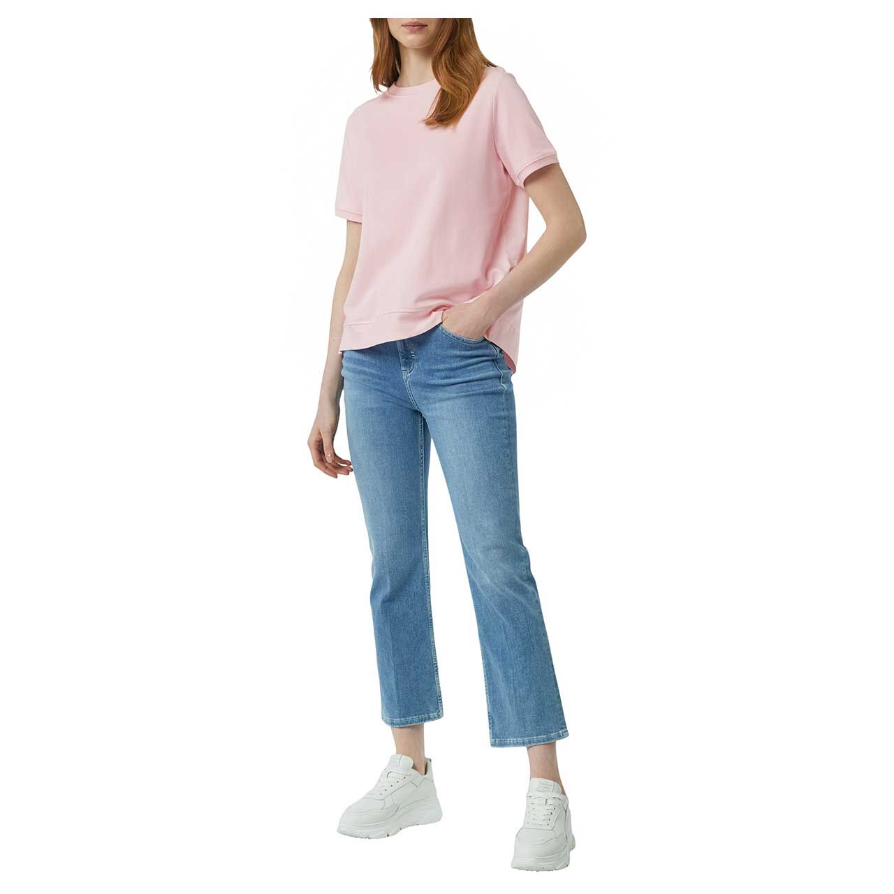 Comma Damen T-Shirt lilac pink