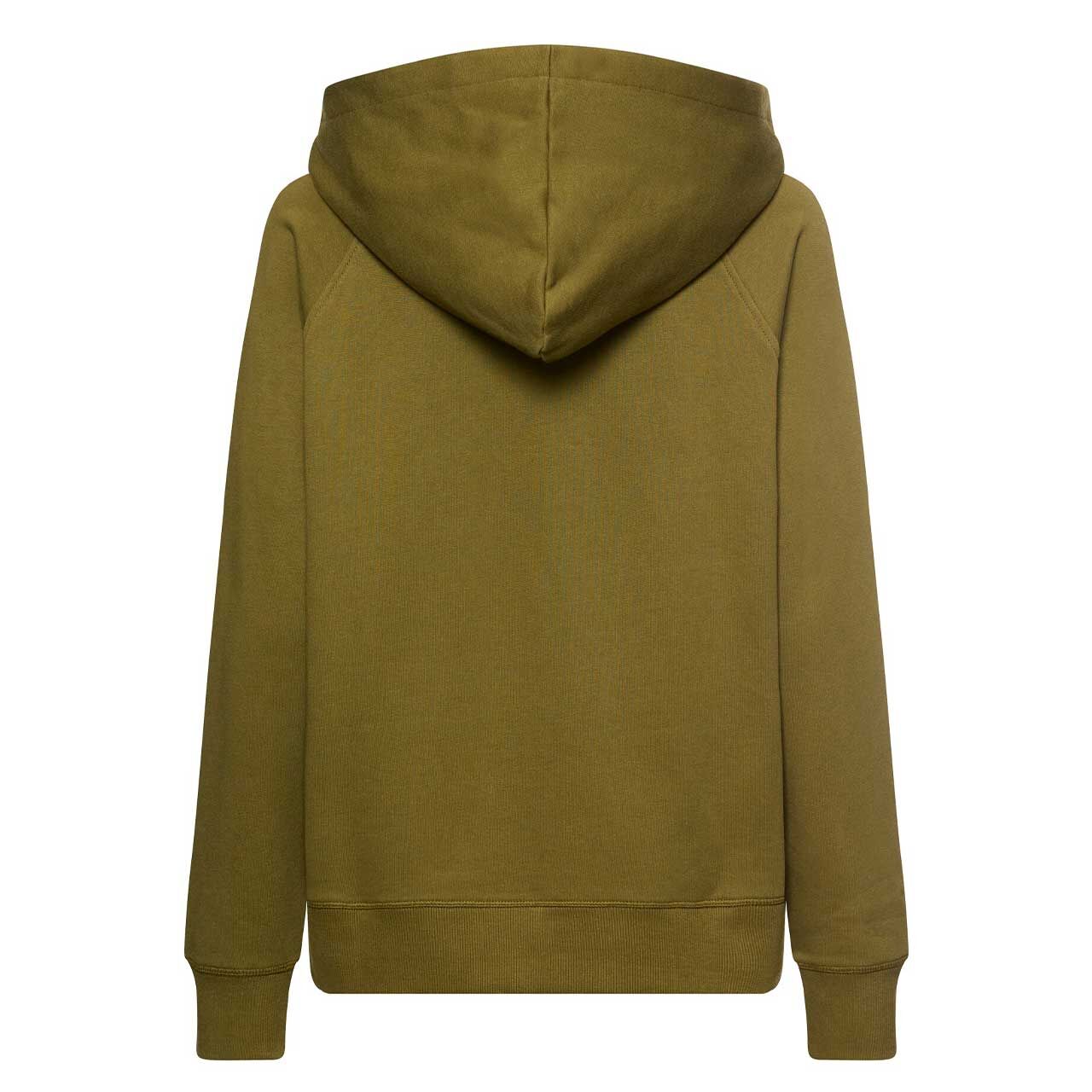 Damen Hoodie Sweatshirt von Camel active in Olivgrün, Rückansicht