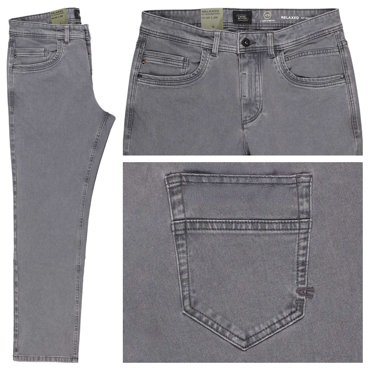 Camel active Woodstock Jeans stone grey