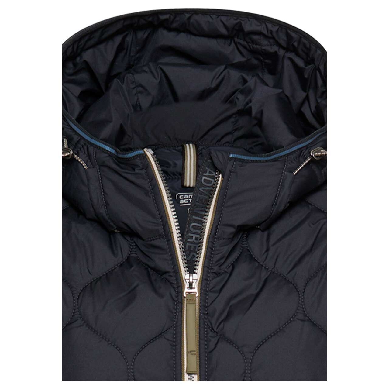 Damen Mantel von Camel active in Dunkelblau, Vorderansicht am Model