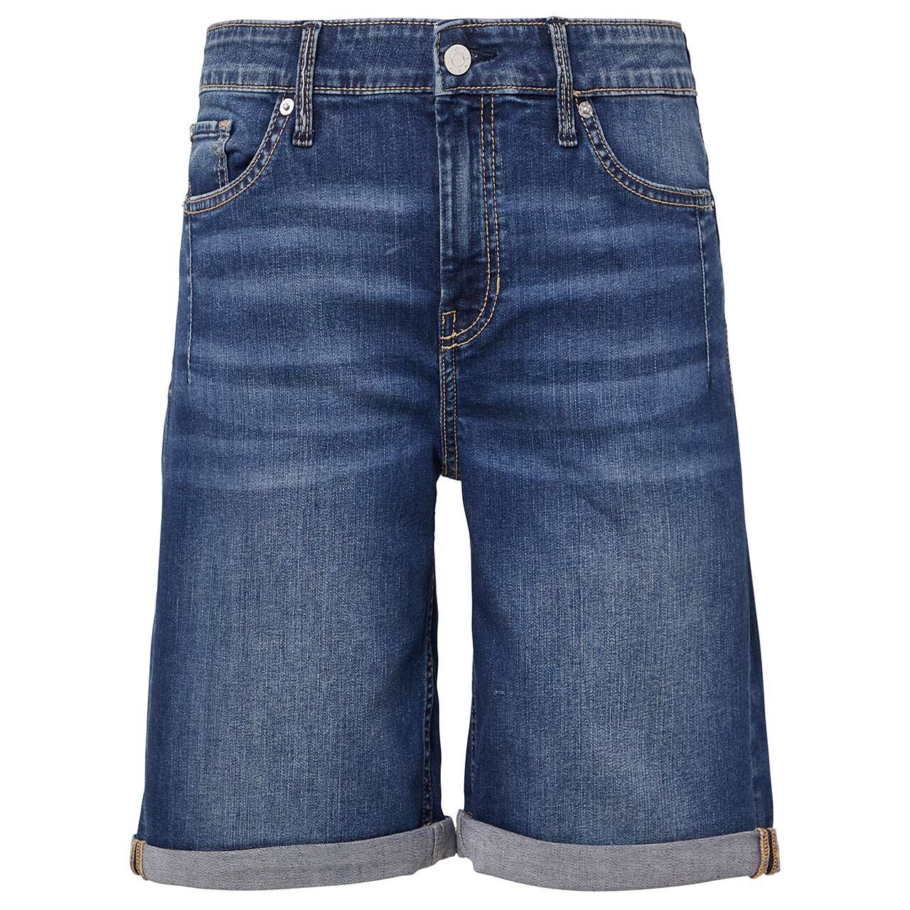 s.Oliver Karolin Damen Jeans Bermuda mid blue used