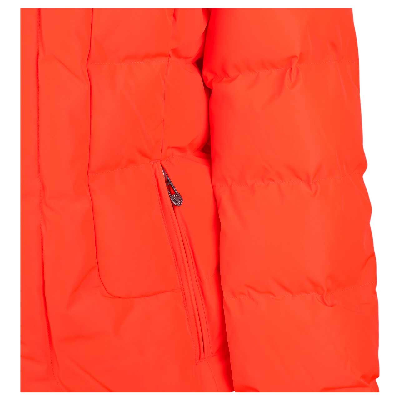 Damen Jacke Belvitini Short von Wellensteyn in Orange-Rot, Detailansicht Tasche
