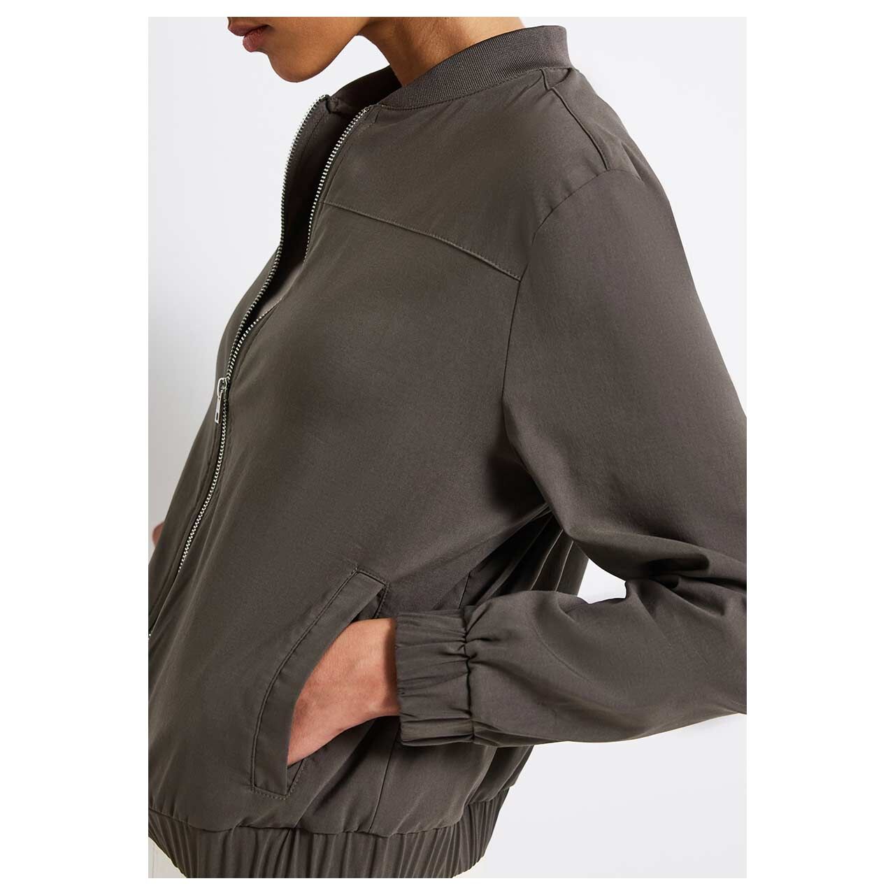 Street One Damen Jacke Blouson Solid nomad brown