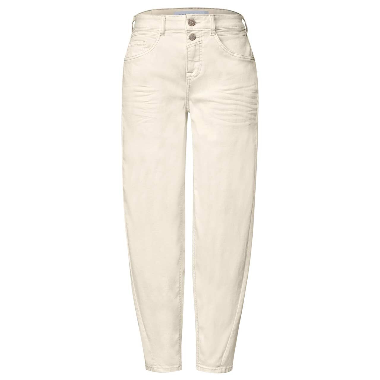 Street One Studio Barrel Ankle Jeans ecru