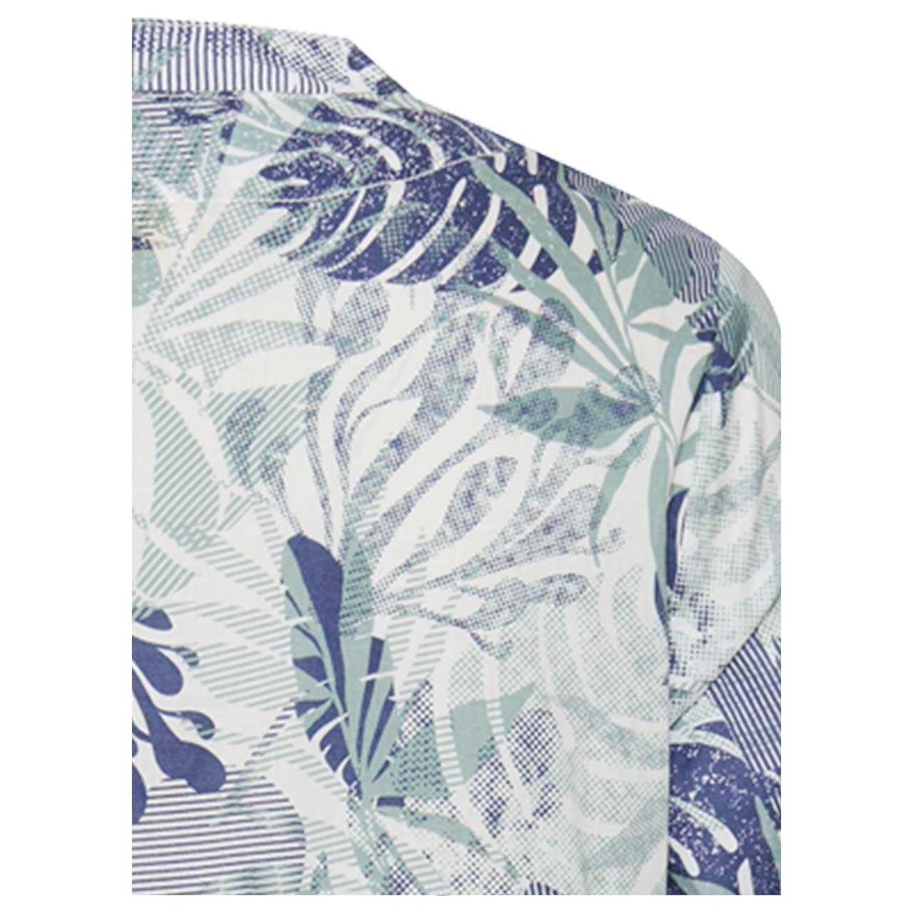 Damen 3/4 Arm Kleid von Camel active in Jadegrün mit Print, detaillierte Rückansicht