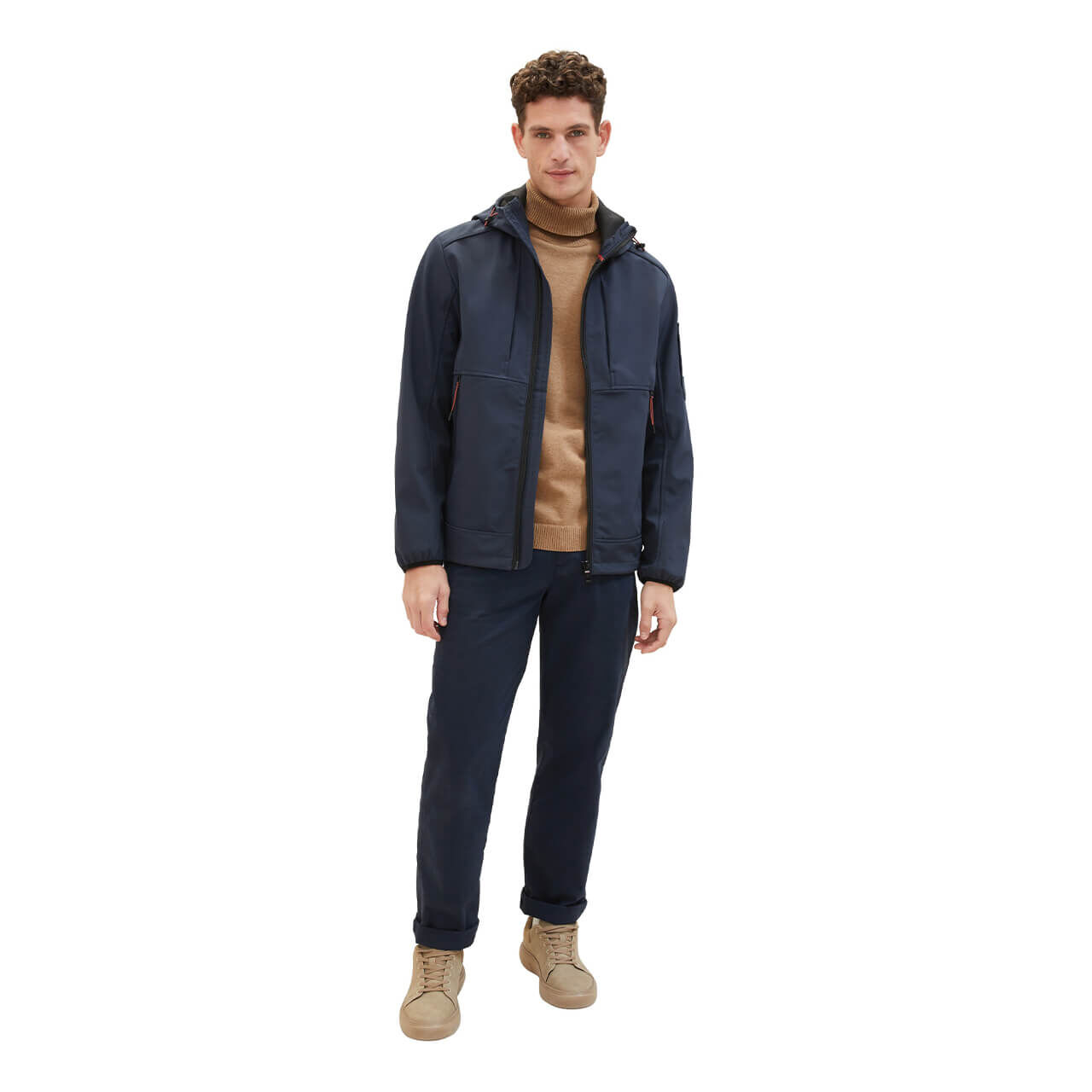 Tom Tailor Herren Jacke Softshell Jacket sky captain blue