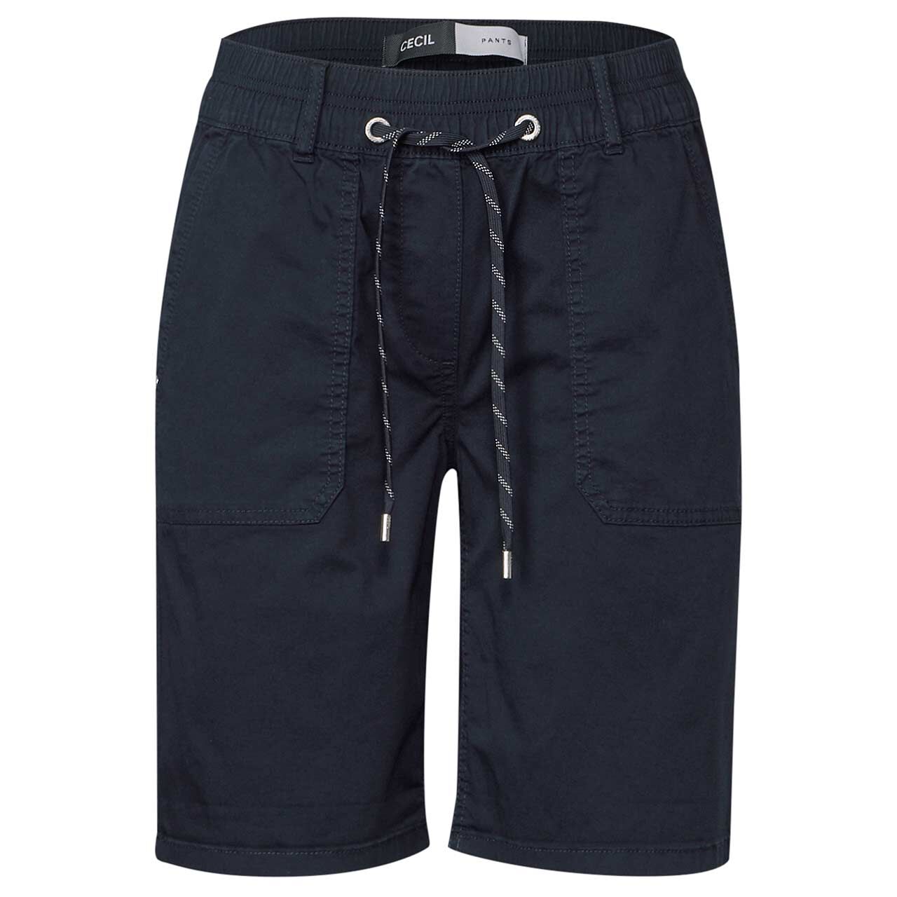 Cecil Tracey Baumwoll Shorts universal blue