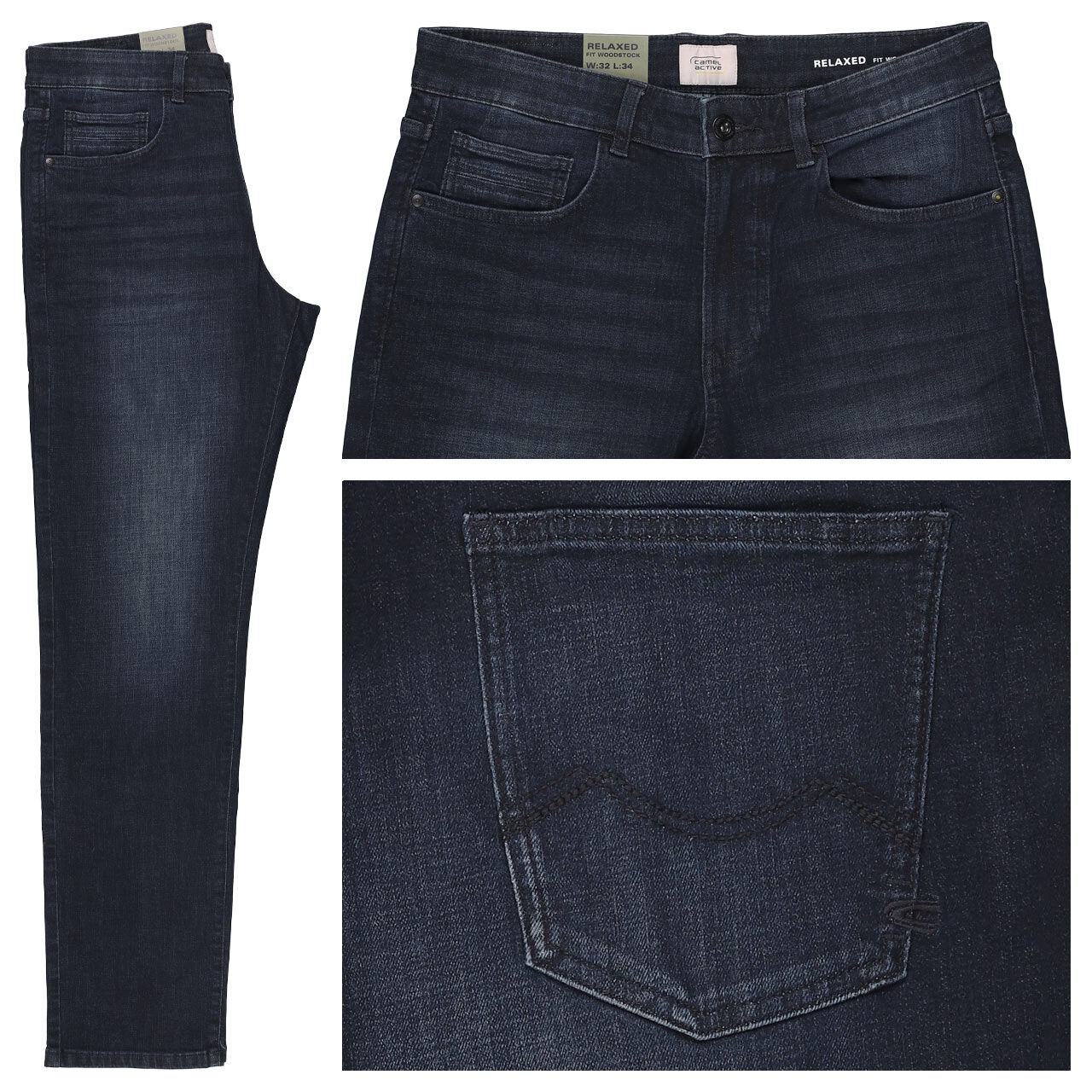 Camel active Woodstock Jeans night blue Camel active Woodstock Jeans night blue