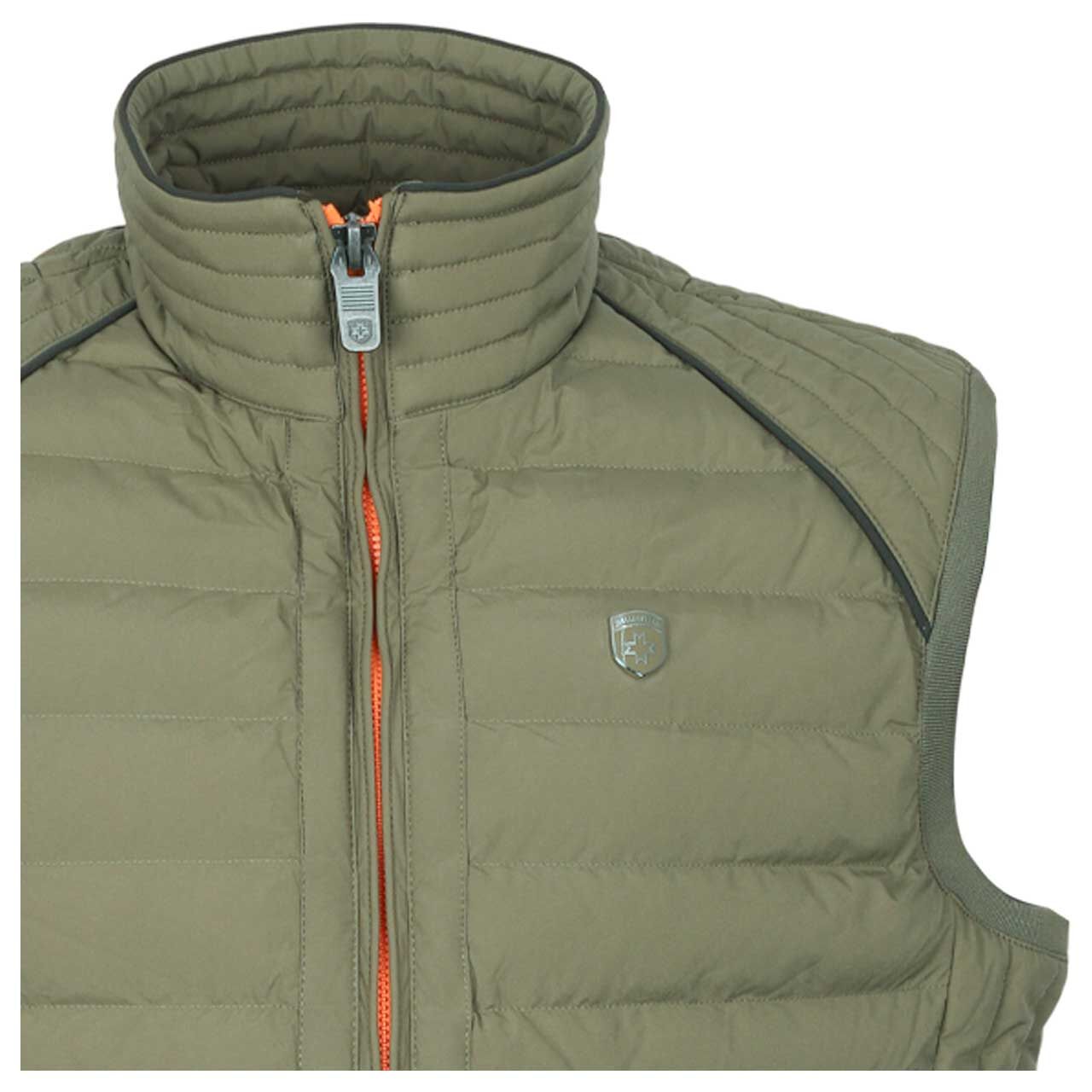 Herren Weste Molecule/MOL Men Vest von Wellensteyn in Olivgrün, Detailansicht vorne