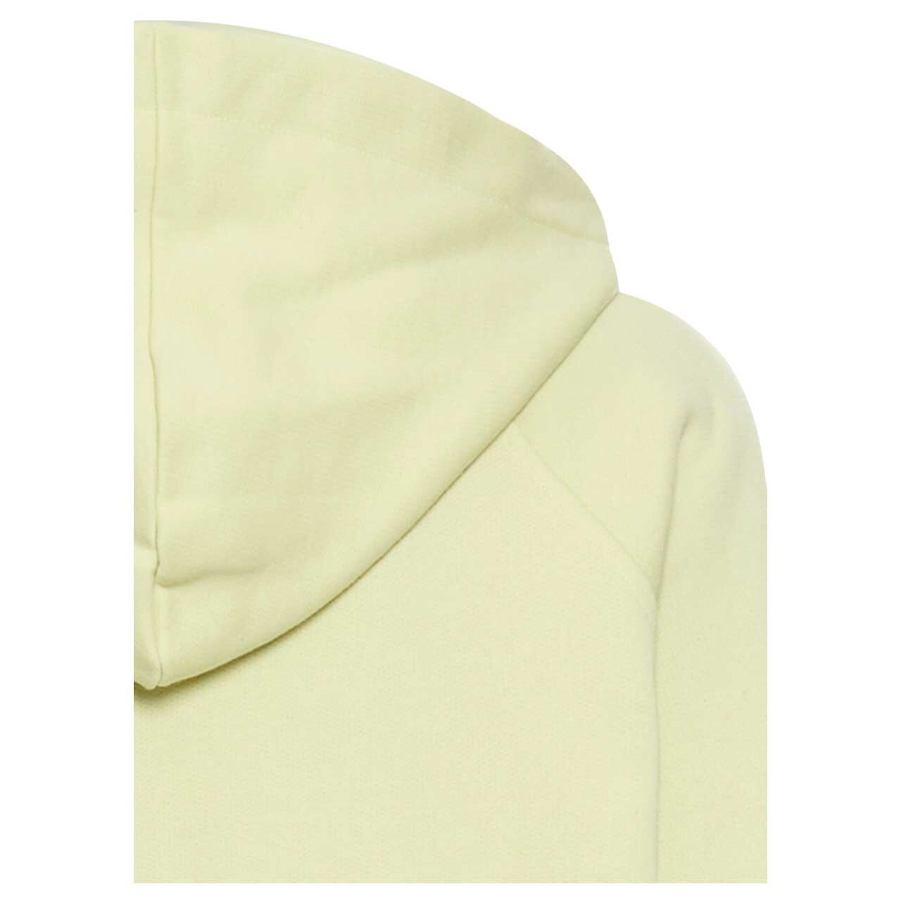 Damen Hoodie Sweatshirt von Camel active in Grün-Gelb, detaillierte Rückansicht